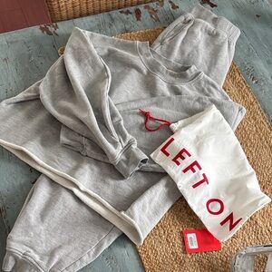 Left On Friday Heather Gray Lounge Set